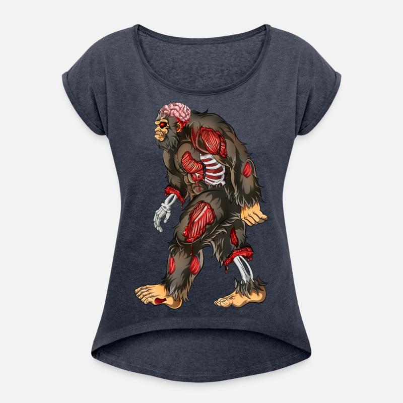 Spooky Zombie Skeleton Bigfoot Halloween 