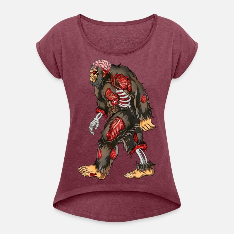 Spooky Zombie Skeleton Bigfoot Halloween 