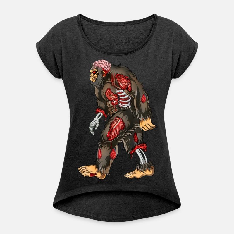 Spooky Zombie Skeleton Bigfoot Halloween 