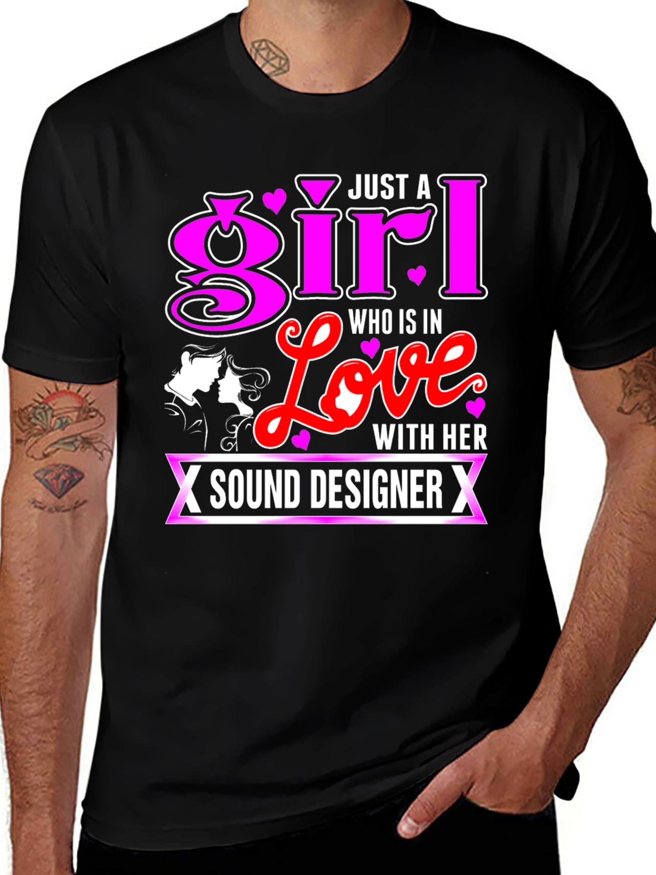 Girl in Love with a Sound Designer T-Shirt