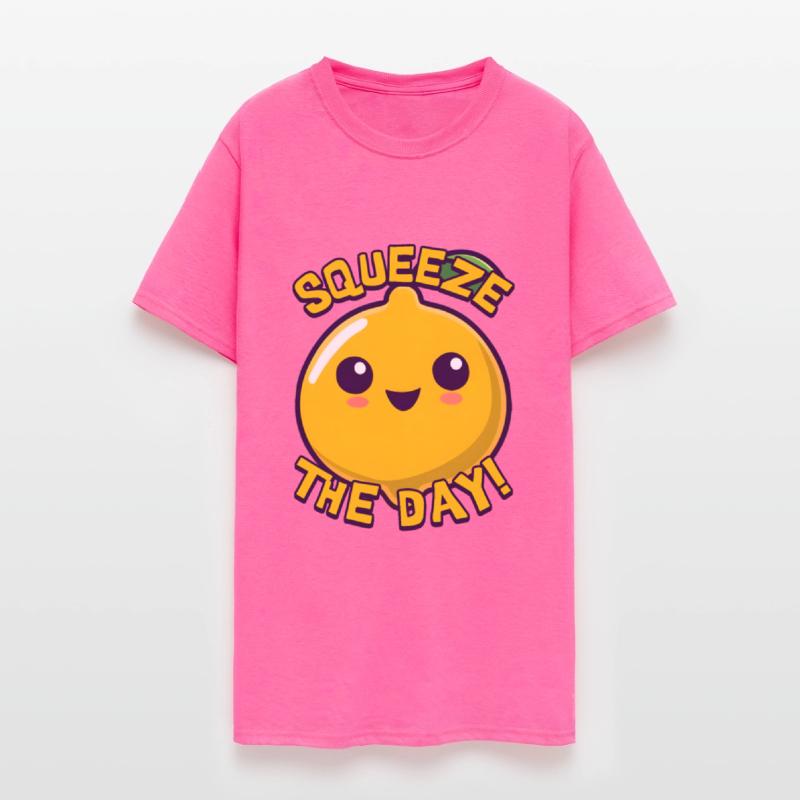 Squeeze The Day! Cute Lemon Cartoon!