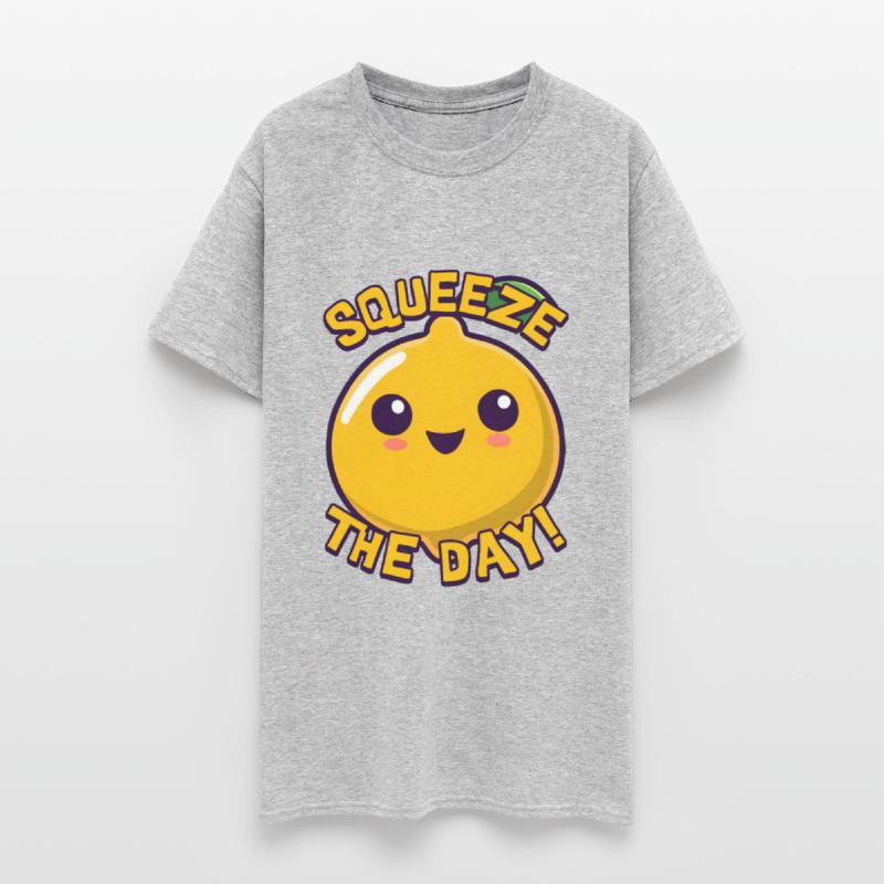 Squeeze The Day! Cute Lemon Cartoon!