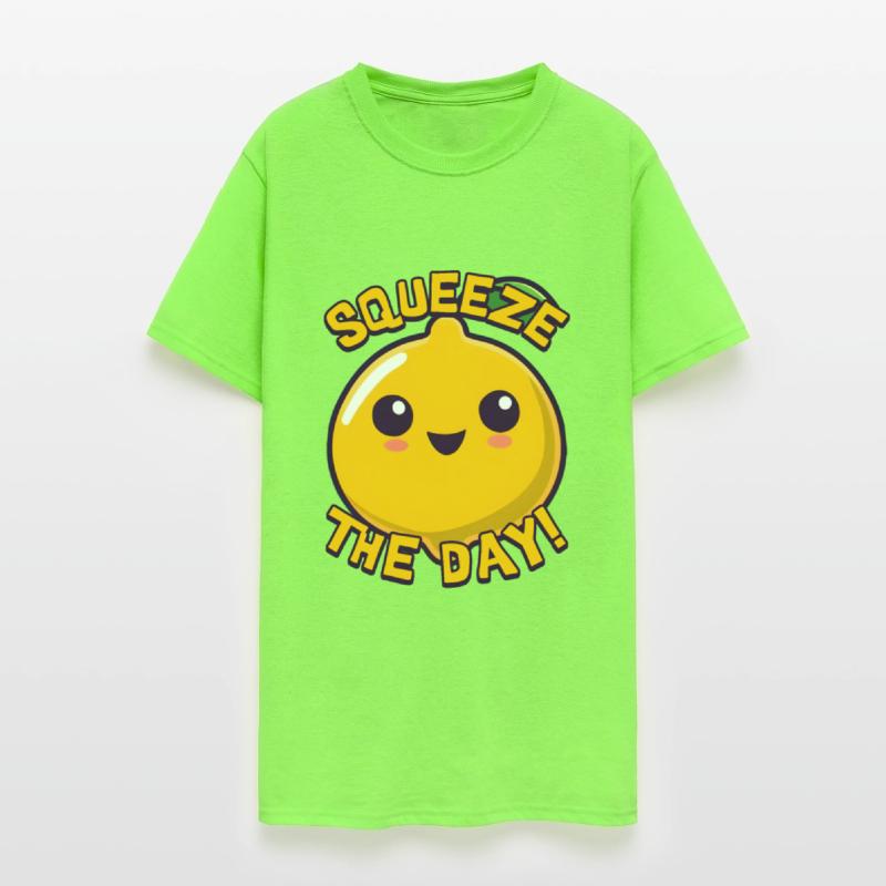Squeeze The Day! Cute Lemon Cartoon!