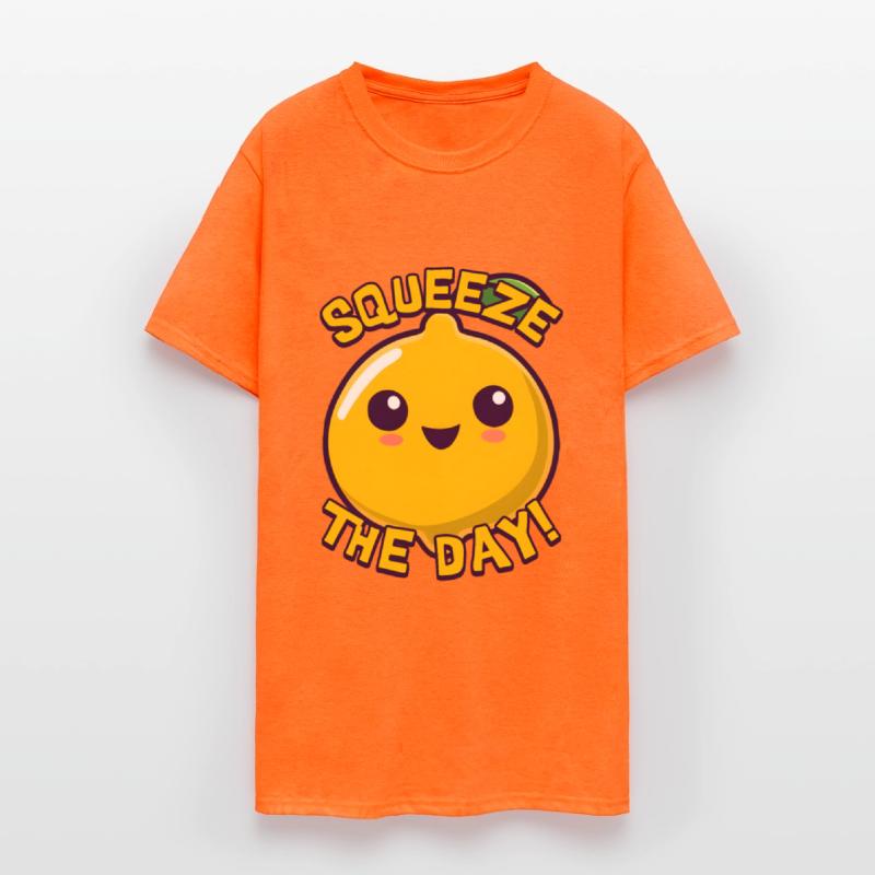 Squeeze The Day! Cute Lemon Cartoon!