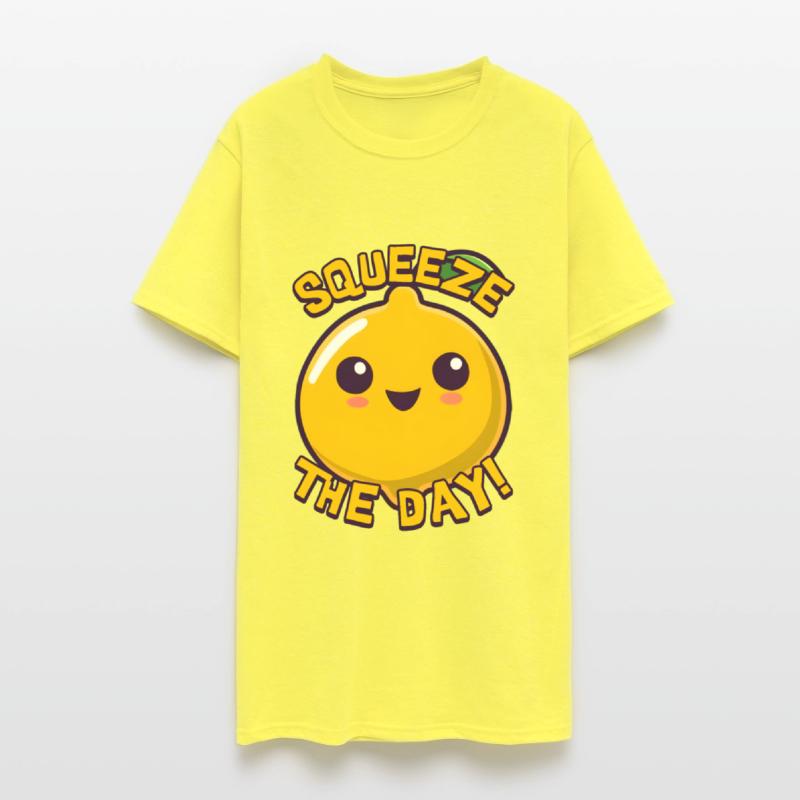 Squeeze The Day! Cute Lemon Cartoon!