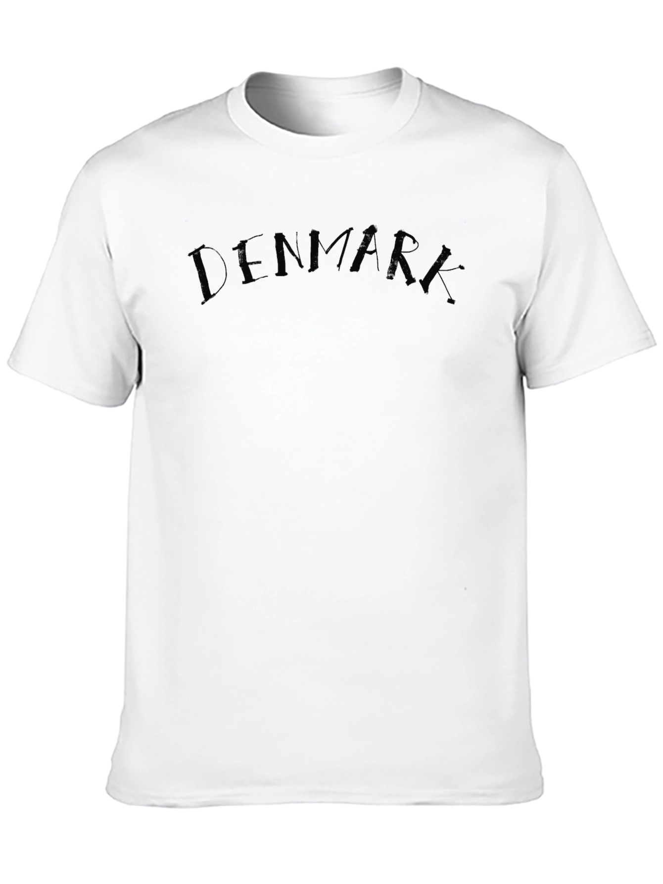 Denmark Graphic T-Shirt - Black Casual Tee