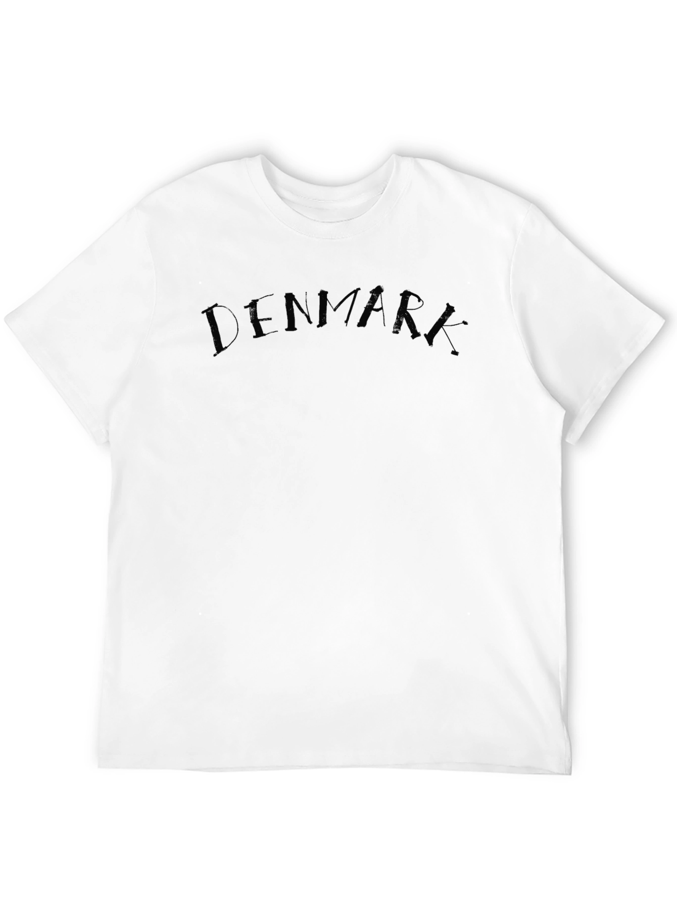 Denmark Graphic T-Shirt - Black Casual Tee