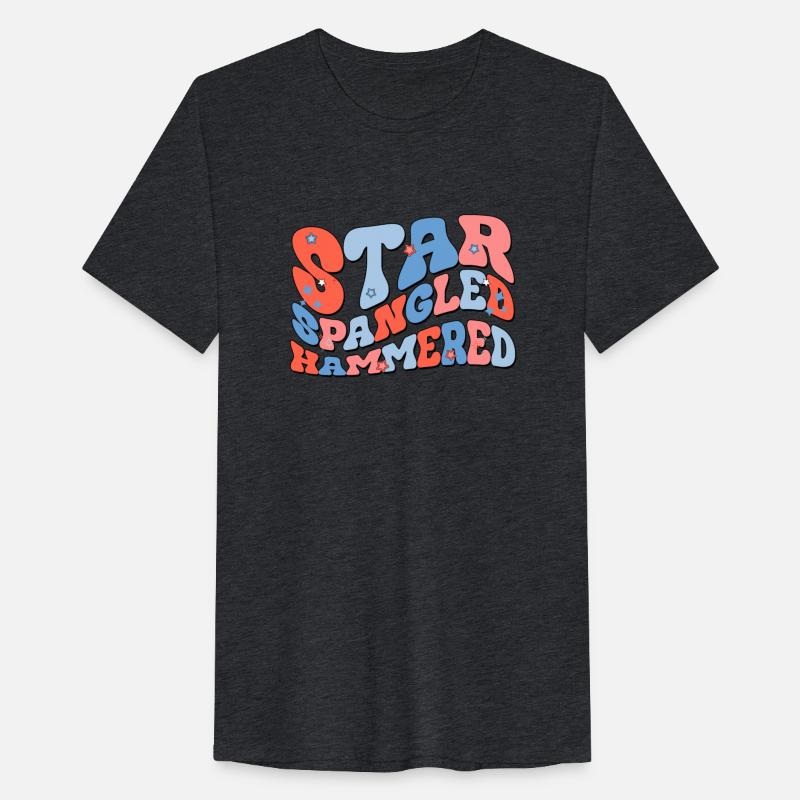 Star spangled hammered