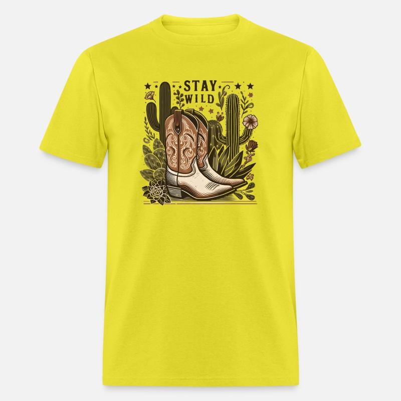 Stay Wild Desert Boots and Cacti