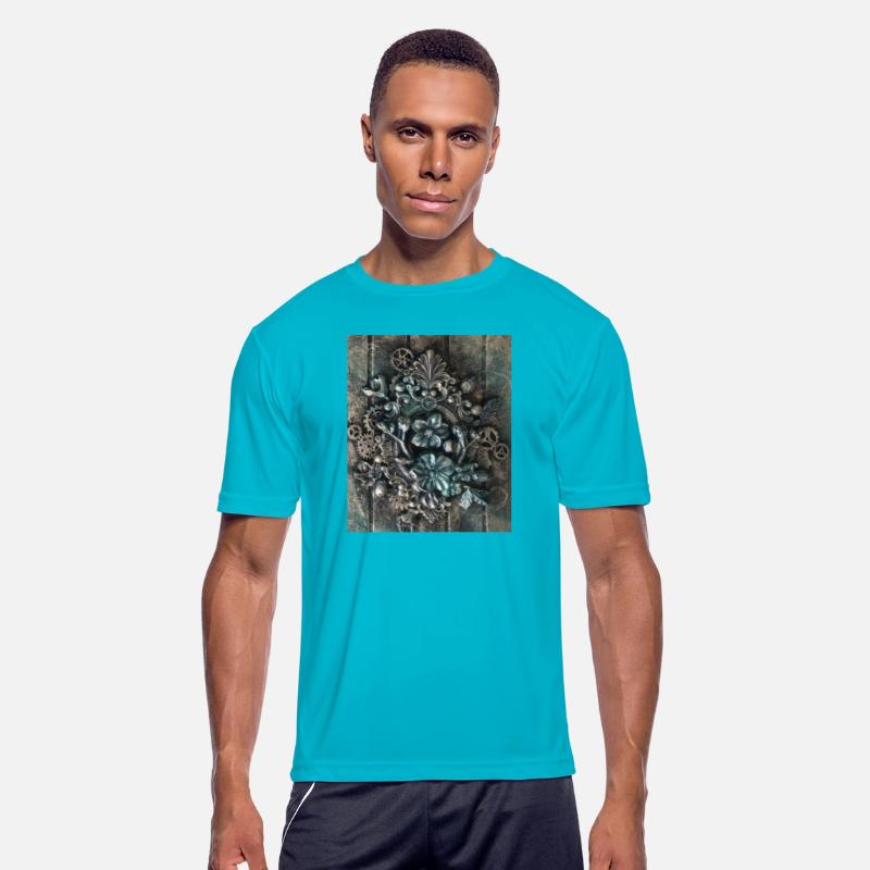 Steampunk Vintage Flowers With Gears