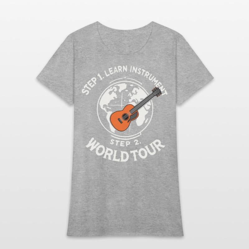 Step 1 Learn instrument Step 2 World Tour
