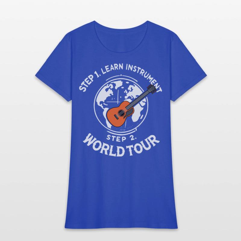 Step 1 Learn instrument Step 2 World Tour
