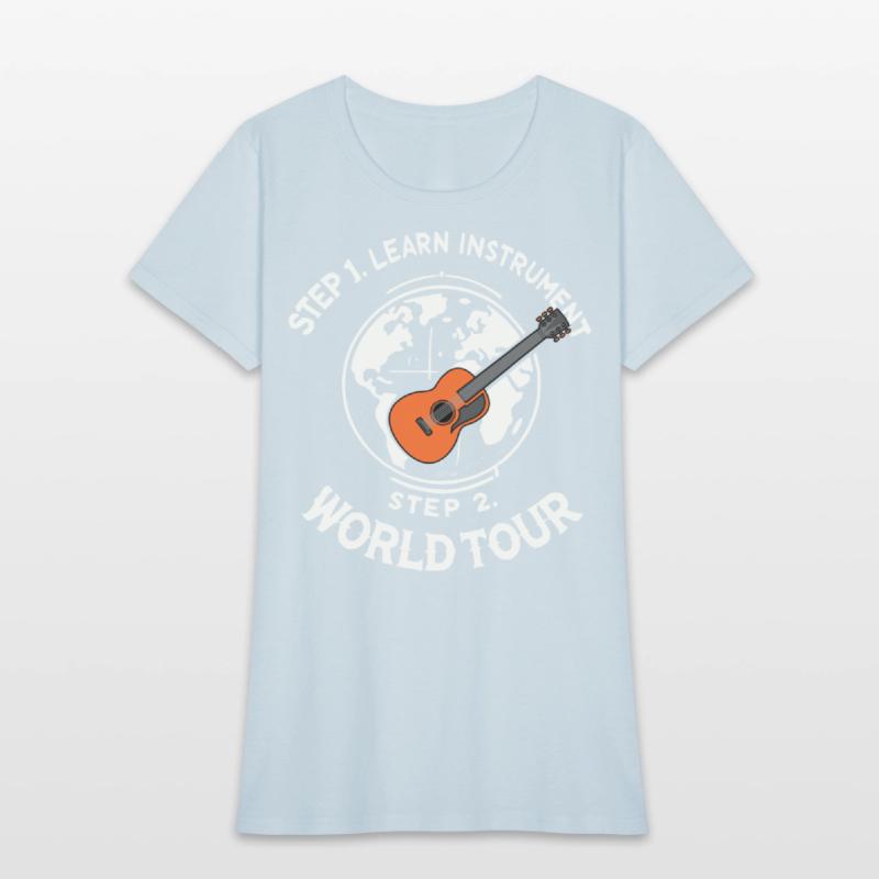 Step 1 Learn instrument Step 2 World Tour