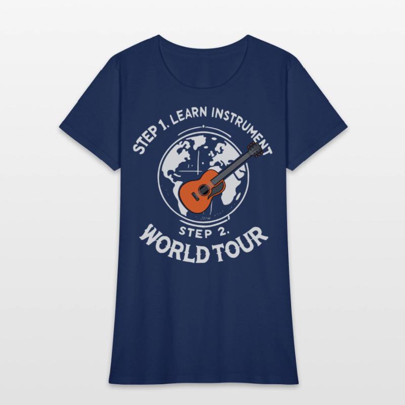 Step 1 Learn instrument Step 2 World Tour