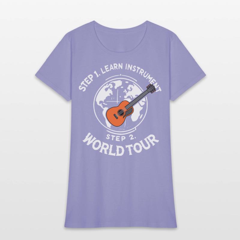 Step 1 Learn instrument Step 2 World Tour