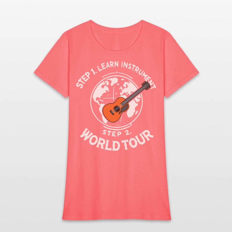 Step 1 Learn instrument Step 2 World Tour