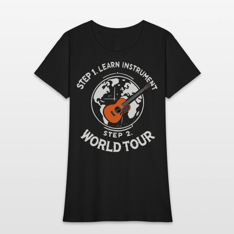 Step 1 Learn instrument Step 2 World Tour