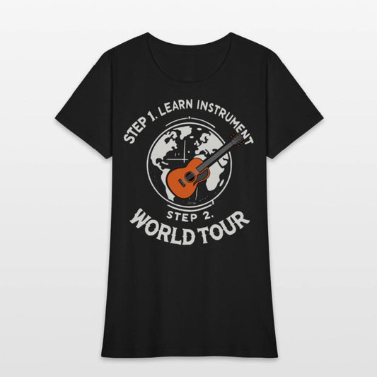 Step 1 Learn instrument Step 2 World Tour