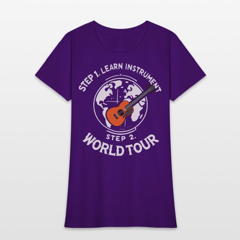 Step 1 Learn instrument Step 2 World Tour