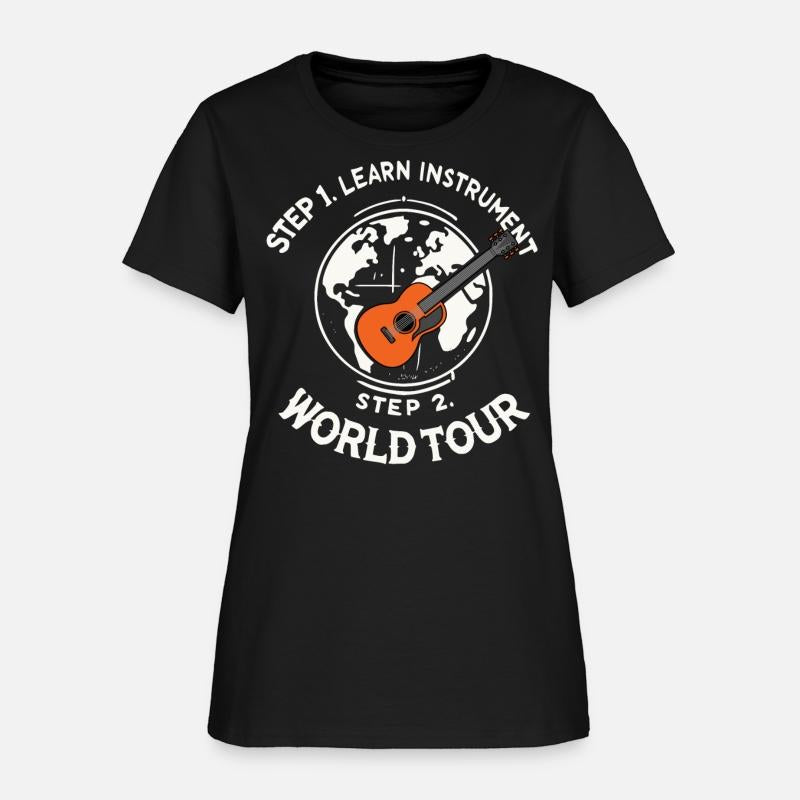 Step 1 Learn instrument Step 2 World Tour