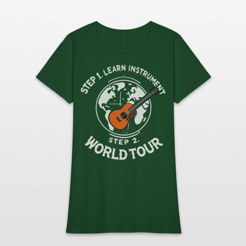 Step 1 Learn instrument Step 2 World Tour