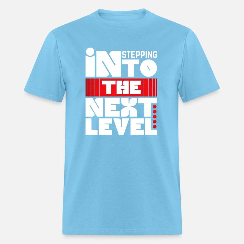 Stepping into the next level motivation life quote