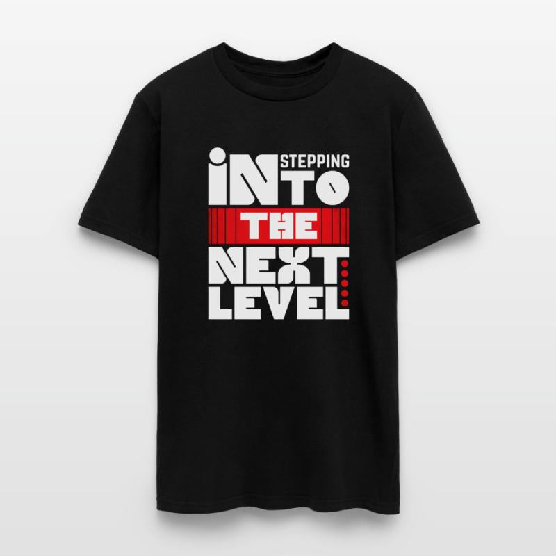 Stepping into the next level motivation life quote