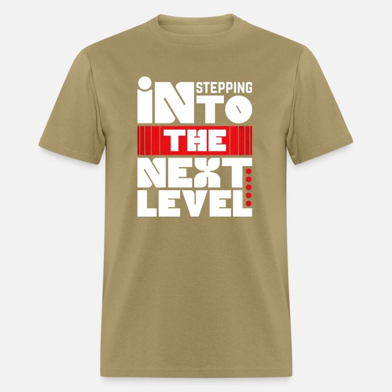 Stepping into the next level motivation life quote