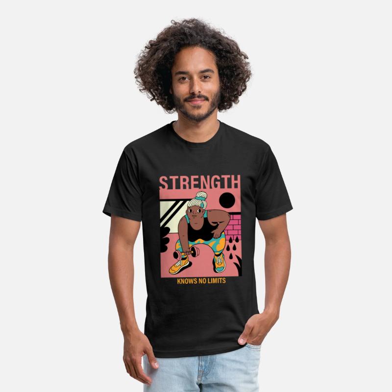 Strength knows no limits, fitness and health motiv