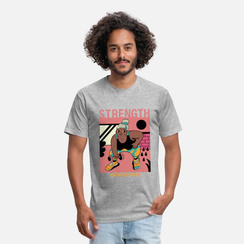 Strength knows no limits, fitness and health motiv