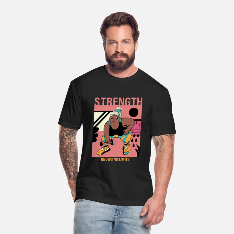 Strength knows no limits, fitness and health motiv