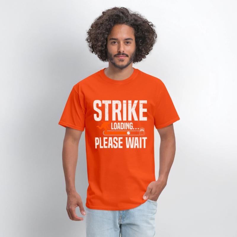 Strike loading...Please wait Bowling Shirt Funny