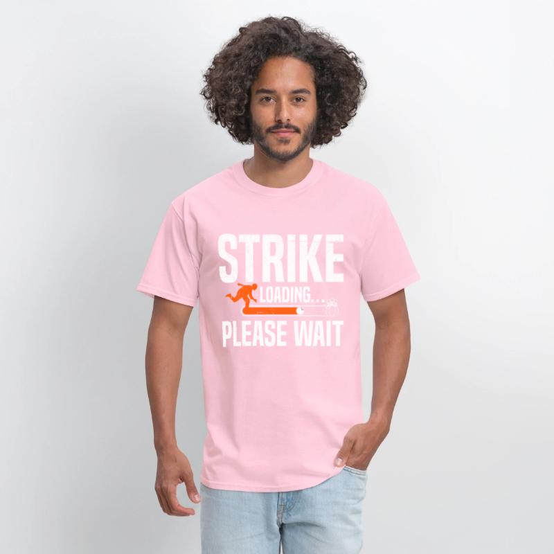 Strike loading...Please wait Bowling Shirt Funny