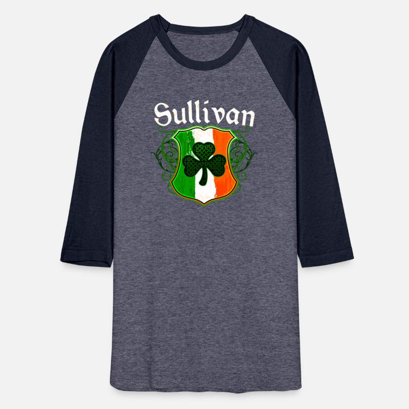 Sullivan Irish Surname Ireland Flag Shamrock