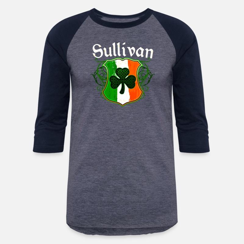 Sullivan Irish Surname Ireland Flag Shamrock