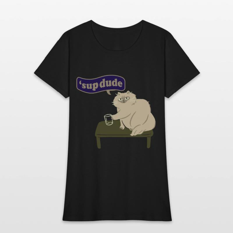 Sup Dude Cat Knocking Vase Over