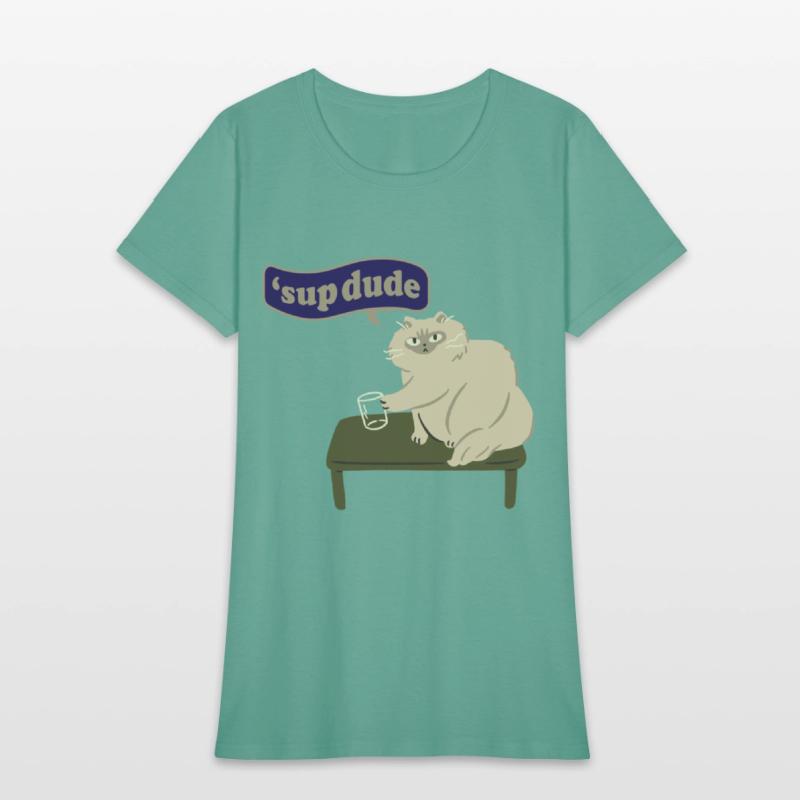 Sup Dude Cat Knocking Vase Over