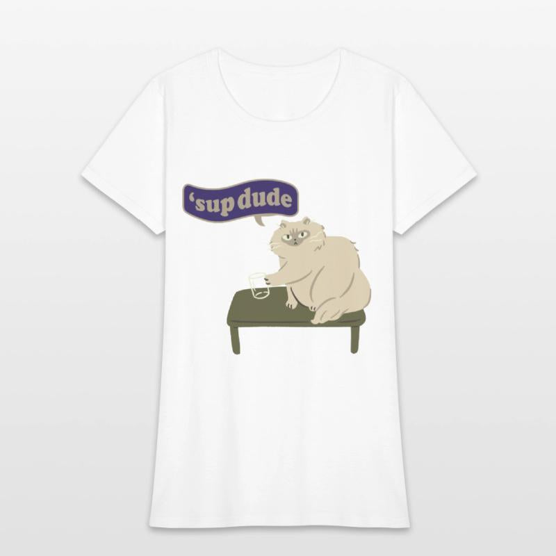 Sup Dude Cat Knocking Vase Over