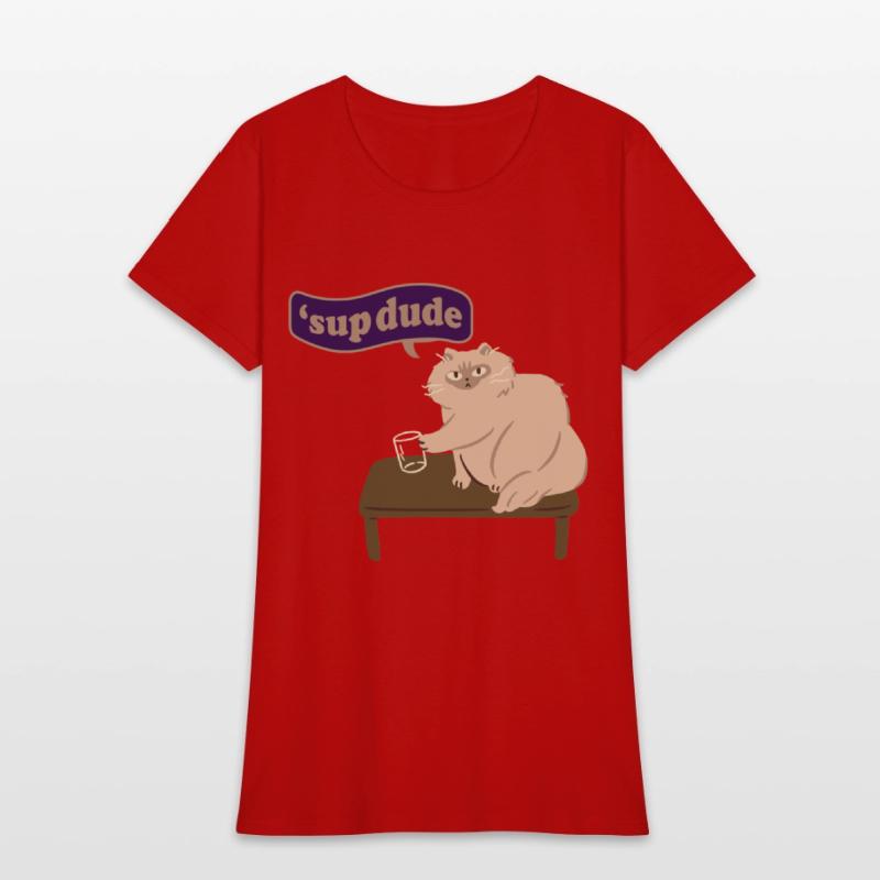 Sup Dude Cat Knocking Vase Over