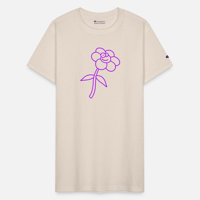 Sweet Flower Spring Summer Nature Funny Cute Face