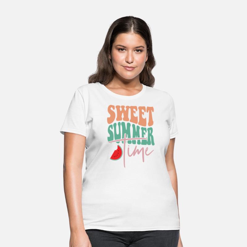 Sweet Summer Time - Summery Print T-Shirt