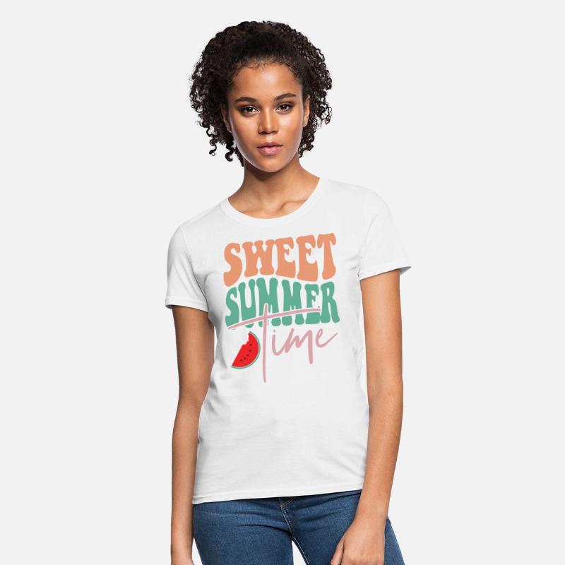 Sweet Summer Time - Summery Print T-Shirt