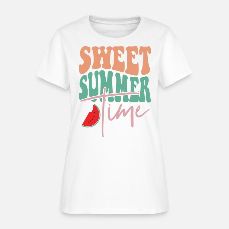 Sweet Summer Time - Summery Print T-Shirt