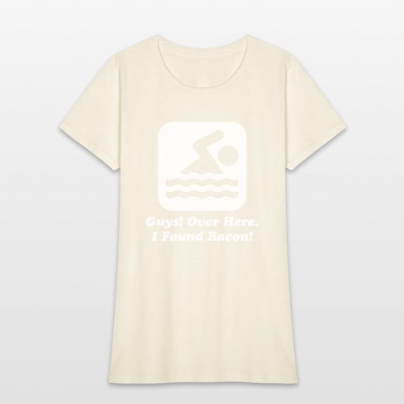 Swimmer Over Here I Found Bacon