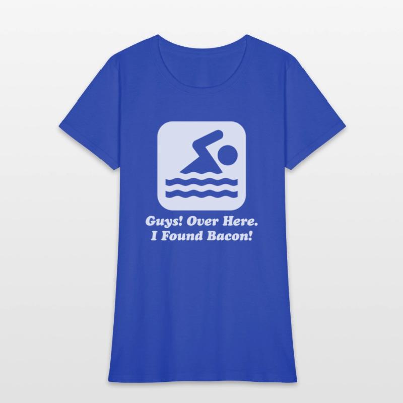 Swimmer Over Here I Found Bacon