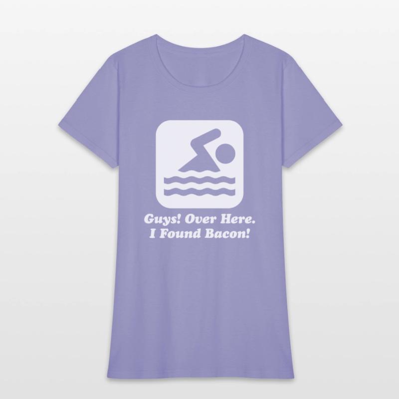 Swimmer Over Here I Found Bacon