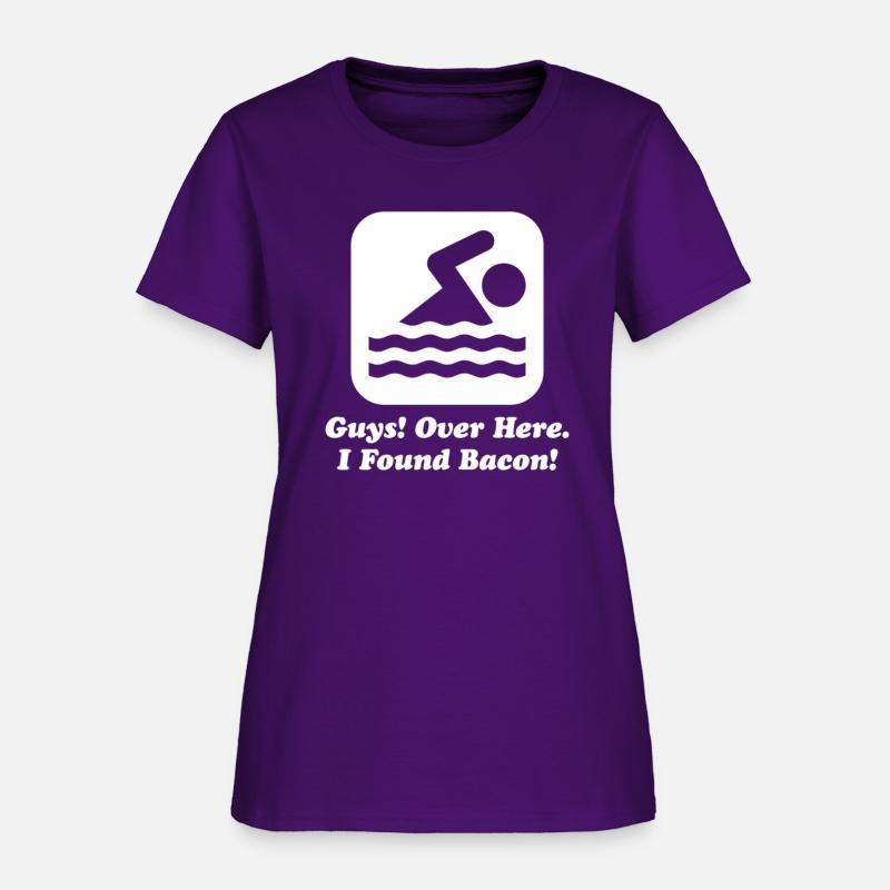 Swimmer Over Here I Found Bacon