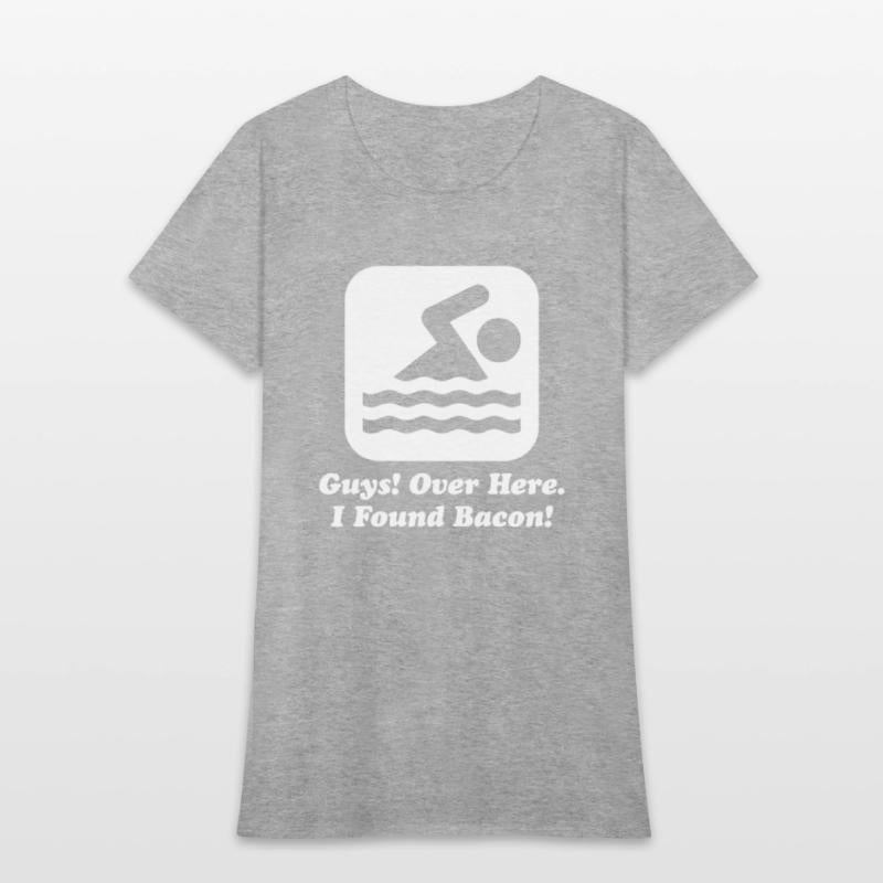 Swimmer Over Here I Found Bacon