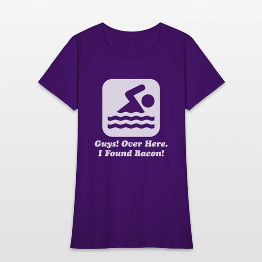 Swimmer Over Here I Found Bacon