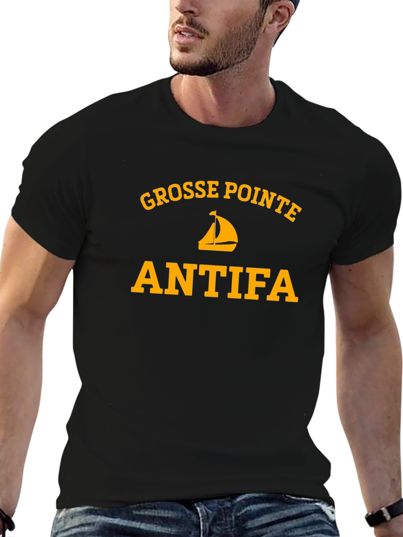 Grosse Pointe Antifa Graphic T-Shirt